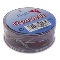 LÄUFER RONDELLA Gummiringe in der Dose - Ø85mm, 25g,  rot