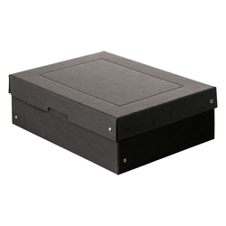 FALKEN Aufbewahrungsbox - A4  100 mm  schwarz