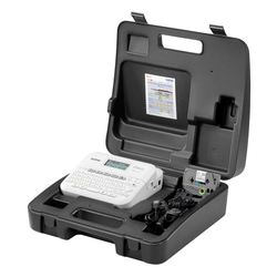 BROTHER Beschriftungsgerät P-touch D410VP - inkl. USB-Schnittstelle  Hartschalenkoffer  weiß