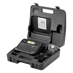 BROTHER Beschriftungsgerät P-touch D610BT - Farbdisplay und USB-/Bluetooth-Schnittstelle  Hartschalenkoffer  schwarz