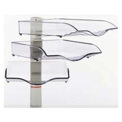 NOVUS Belegefach NOVUS CopySwinger III lichtgrau Schalenset, B4, 3 Stück, Kunststoff,