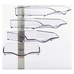 NOVUS Belegefach NOVUS CopySwinger IV lichtgrau Schalenset, B4, 4 Stück, Kunststoff, M