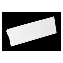 DURABLE Kennzeichnungstasche HARD COVER mit Falz - 1/2 A5 quer, transparent, 10 Stück