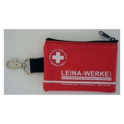 LEINA-WERKE Beatmungshilfe im Schlüsselanhänger - 10 x 6,5 x 1 cm, rot