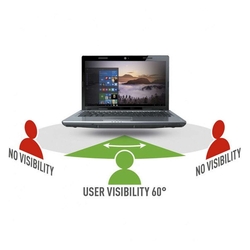Mobilis Privacy Filter - 35,6 cm/14 Zoll (16:9), schwarz