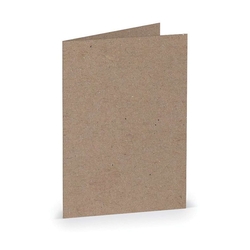RÖSSLER Briefkarte Paperado - A7, 250 g/qm, doppelt, hoch, kraft