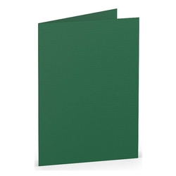 RÖSSLER Briefkarte Paperado - A7, 220 g/qm, doppelt, hoch, tannengrün gerippt