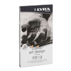 LYRA Bleistift Art Design 669 - 12er Metalletui, Härtegrade sortiert