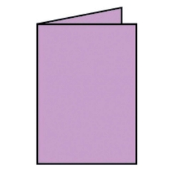 RÖSSLER Briefkarte Paperado - A6, 220 g/qm, doppelt, hoch, orchidee gerippt