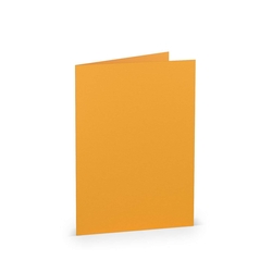 RÖSSLER Briefkarte Paperado - B6, 220 g/qm, doppelt, hoch, ocker gerippt