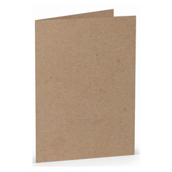 RÖSSLER Briefkarte Paperado - B6, 250 g/qm, doppelt, hoch, kraft