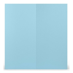 RÖSSLER Briefkarte Paperado - DL, 220 g/qm, doppelt, hoch, planliegend, aqua gerippt