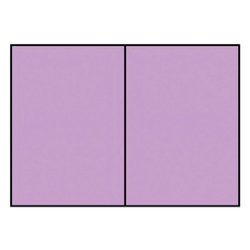 RÖSSLER Briefkarte Paperado - A6, 220 g/qm, doppelt, hoch, planliegend, orchidee gerippt