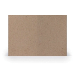 RÖSSLER Briefkarte Paperado - A6, 250 g/qm, doppelt, hoch, planliegend, kraft