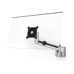 DURABLE Monitorwandhalter mit Arm für 1 Monitor - silber, 8 kg