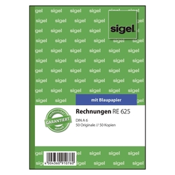 SIGEL Rechnungen - A6, SD, MP, 2 x 50 Blatt