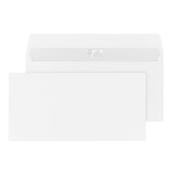 MAILMEDIA Briefhülle - DL, weiß, haftklebend, Innendruck, 100 g/qm, 500 Stück