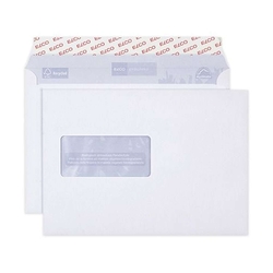 ELCO Briefhülle Proclima - C5, hochweiß, Haftklebung, mit Fenster, 100 g/qm, 500 Stück Box