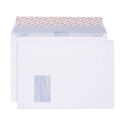ELCO Briefhülle Proclima - C4, hochweiß, Haftklebung, mit Fenster, 100 g/qm, 250 Stück Box