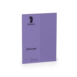 COLORETTI Coloretti Briefumschläge - C6, 5 Stück, lila