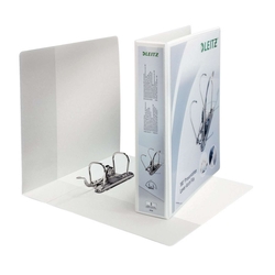 LEITZ 4226 Ordner Präsentation 180°, mit Taschen, A4, schmal, weiss