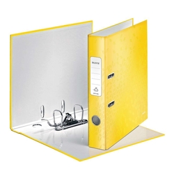 LEITZ 1006 Qualitäts-Ordner WOW - A4, schmal, Schlitz, gelb