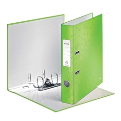 LEITZ 1006 Qualitäts-Ordner WOW - A4, schmal, Schlitz, grün