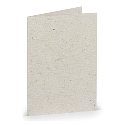 RÖSSLER Briefkarte Paperado - A7, 240 g/qm, doppelt, hoch, terra vanilla