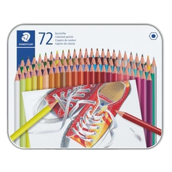 STAEDTLER Buntstifte 175 - 3 mm, Metalletui 72 Farben