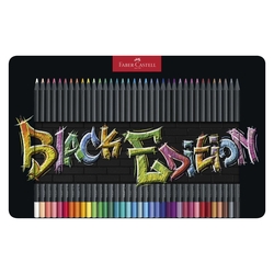 FABER CASTELL Black Edition Buntstift - 36er Metalletui