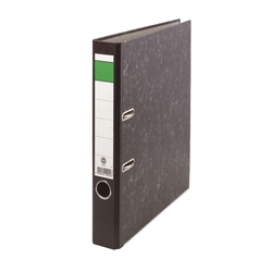 NEUTRAL Ordner Wolkenmarmor - A4, 50 mm, schwarz