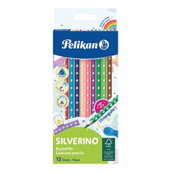 PELIKAN Farbstifte SILVERINO - dünn, 12er Pack