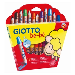 GIOTTO Farbstifte be-bè Jumbo - 12er Kartonetui