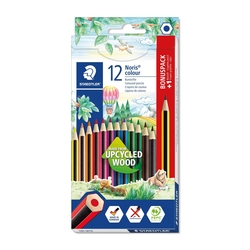 STAEDTLER Farbstifte Noris® colour Promotion Set - 3 mm, Kartonetui 12 Farben sortiert + 1 Bleistift