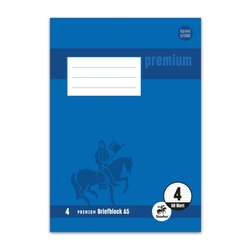 STAUFEN PREMIUM Briefblock PREMIUM LIN 4 - A5, 90 g/qm, 50 Blatt, liniert