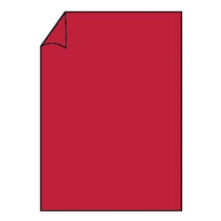 RÖSSLER Briefbogen Paperado - A4, 100 g/qm, rot gerippt