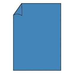 RÖSSLER Briefbogen Paperado - A4, 100 g/qm, stahlblau gerippt