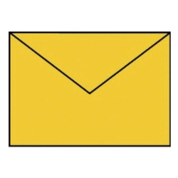 RÖSSLER Briefhülle Paperado - C6, 100 g/qm, ocker gerippt, Seidenfutter