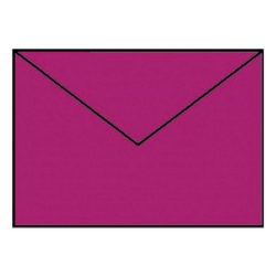 RÖSSLER Briefhülle Paperado - C6, 100 g/qm, amarena gerippt, Seidenfutter