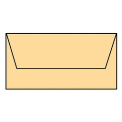 RÖSSLER Briefhülle Paperado - DL, 100 g/qm, melon gerippt, Seidenfutter