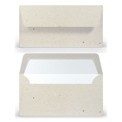 RÖSSLER Briefhülle Paperado - DL, 100 g/qm, terra vanilla, Seidenfutter