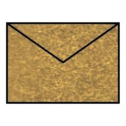 RÖSSLER Briefhülle Paperado - C7, 100 g/qm, gold metallic