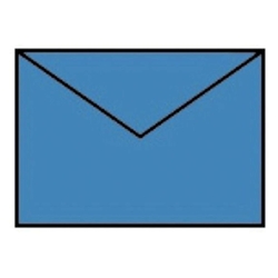 RÖSSLER Briefhülle Paperado - C7, 100 g/qm, stahlblau gerippt, Seidenfutter