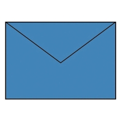 RÖSSLER Briefhülle Paperado - C5, 100 g/qm, stahlblau gerippt, Seidenfutter