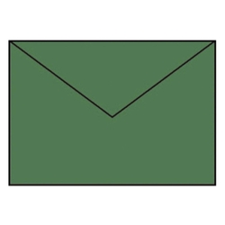 RÖSSLER Briefhülle Paperado - C5, 100 g/qm, tannengrün gerippt, Seidenfutter