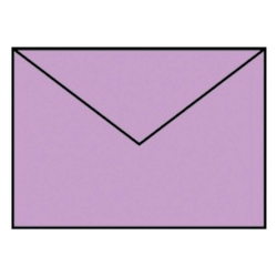 RÖSSLER Briefhülle Paperado - B6, 100 g/qm, orchidee gerippt, Seidenfutter