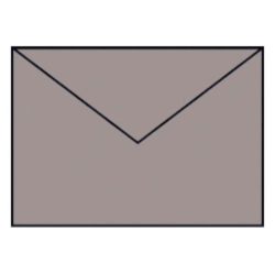 RÖSSLER Briefhülle Paperado - B6, 100 g/qm, taupe gerippt, Seidenfutter