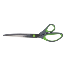Q-CONNECT Schere Soft Grip 25,5 cm grau/grün