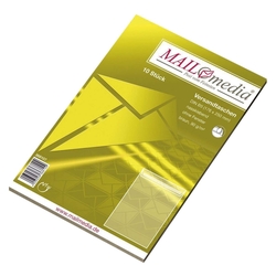 MAILMEDIA Versandtasche B5, nassklebend, ohne Fenster, braun, 90 g/qm, 10 Stück