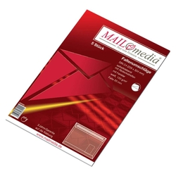 MAILMEDIA Faltentaschen - C4, mit Fenster, 20 mm-Falte, haftklebend, 120 g/qm, weiß, 5 Stück